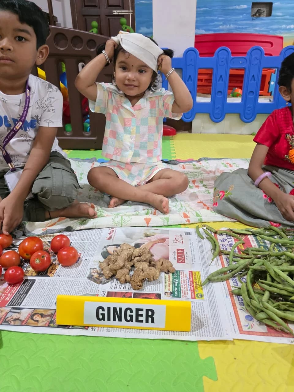 Vegetable identification activity