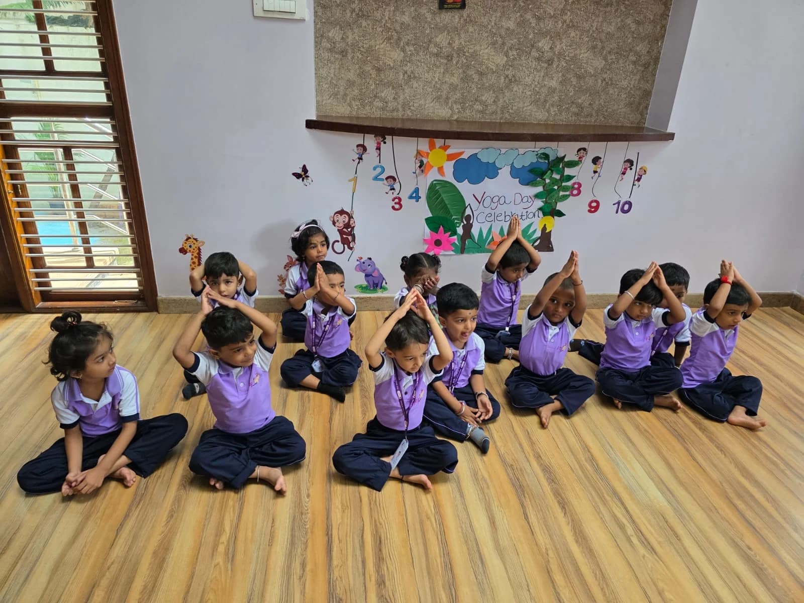 Yoga class for kids