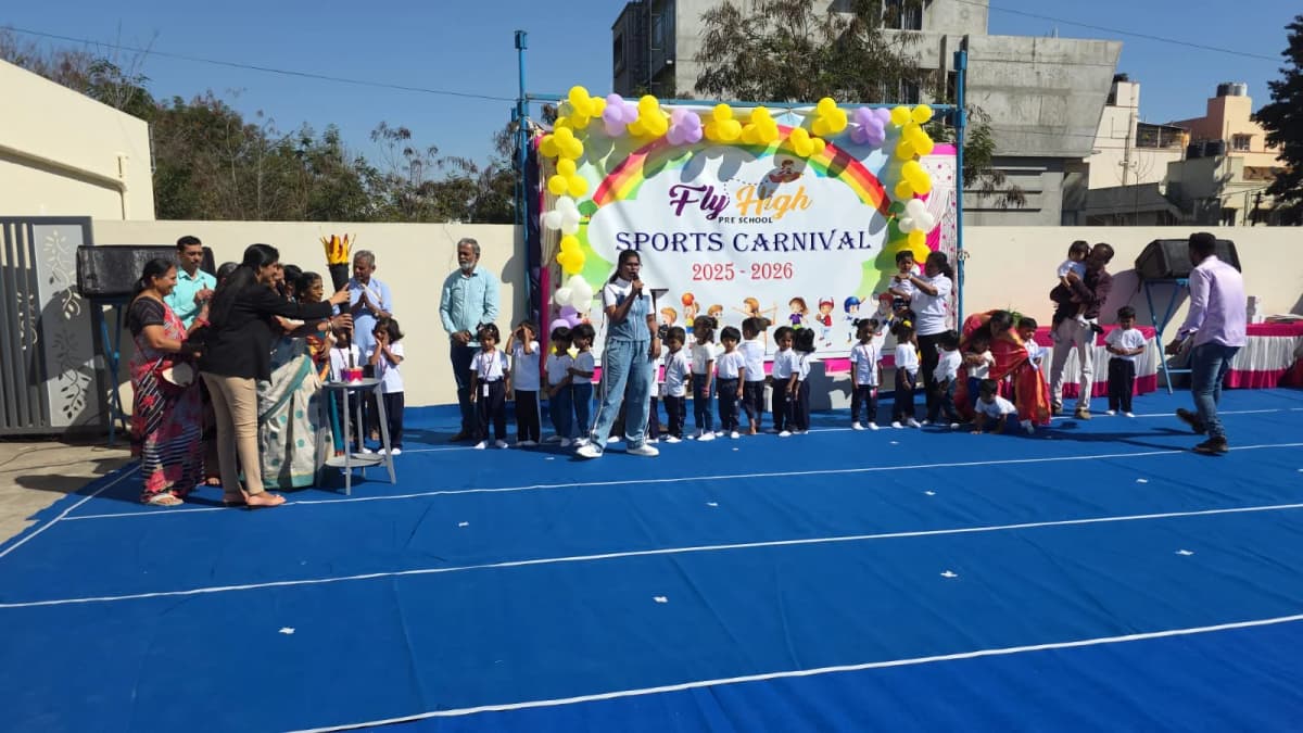 Sports Carnival on the school court at FlyHigh