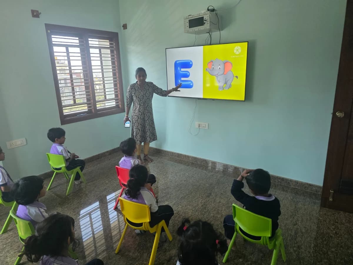 Smart classroom learning environment at FlyHigh Pre School