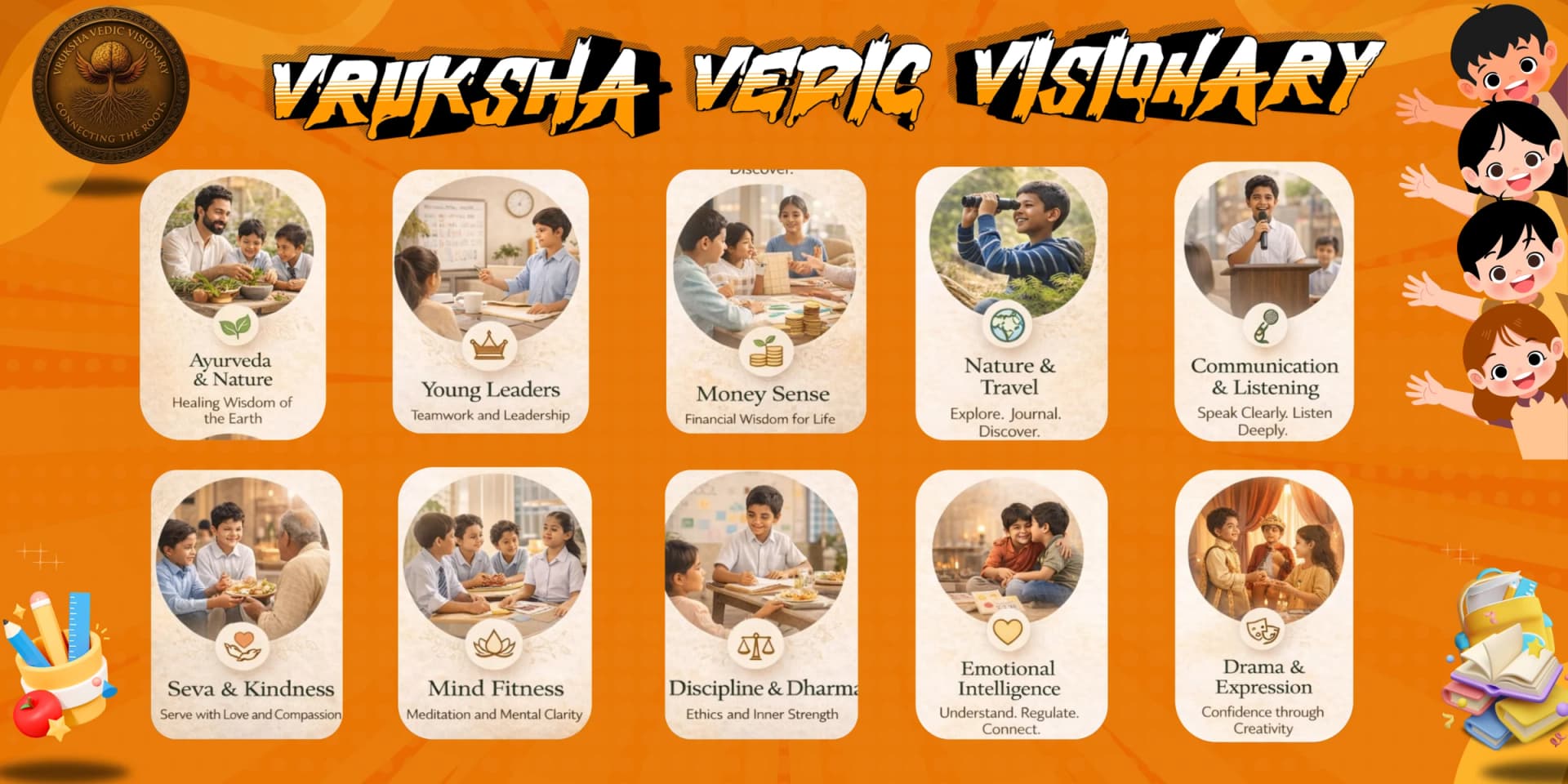 Vruksha Vedic Visionary — 10 Realms of Holistic Learning